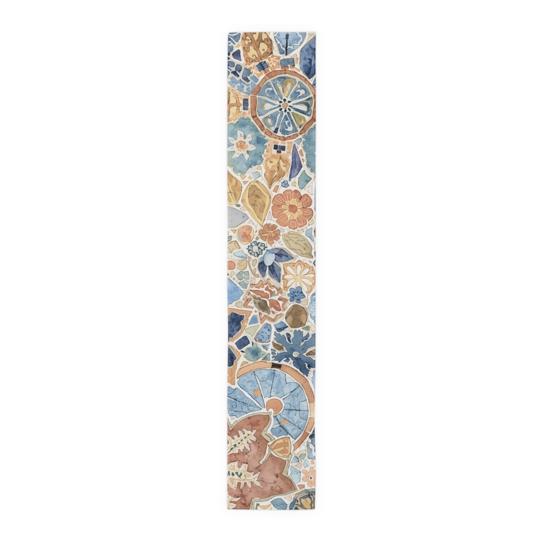 Bohemian Floral Table Runner Cotton Boho Wedding Decor - Rosetta Creative Boutique